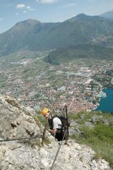 Via ferraty CIMA SAT - Riva del Garda view