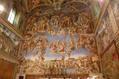 Vaticano - Musei Vaticani - Cappella Sistina - The Last Judgment (can you find Michelangelo's self-portrait?)