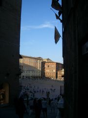 Siena - entering Piazza del Campo