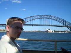 Sydney - Harbour Bridge and Opera House (ferry view)