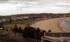 Sydney - Bondi Beach (view from our apartment)