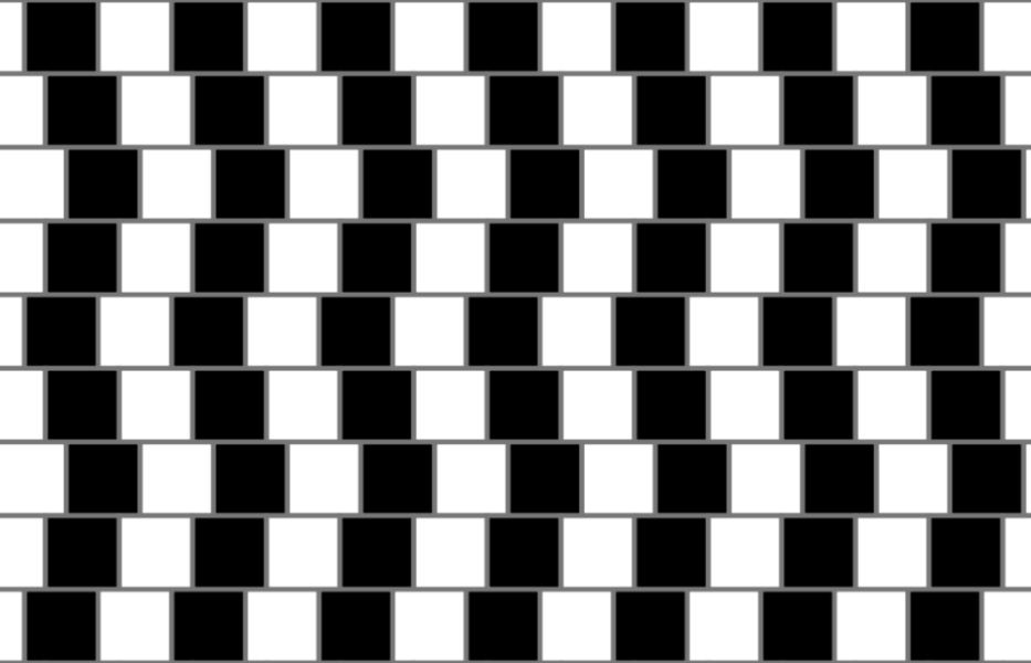 Optical Illusion: Are these lines straight or do they bend