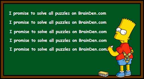 Cool Math Puzzles on BrainDen